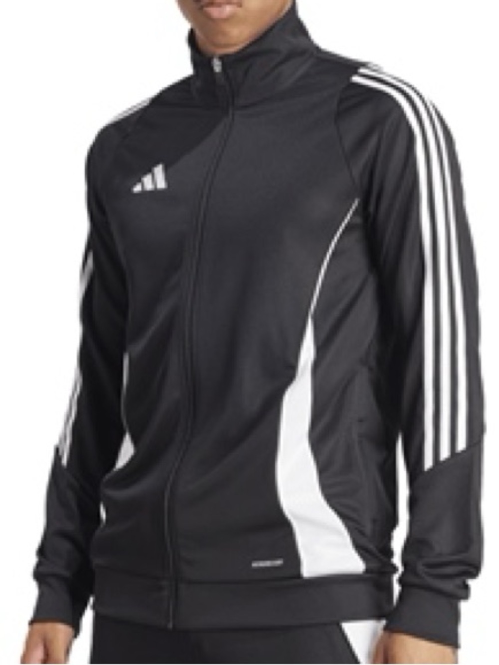 Adidas Tiro 24 Training Top Black & White Kids’ Junior Size XL Track Jacket